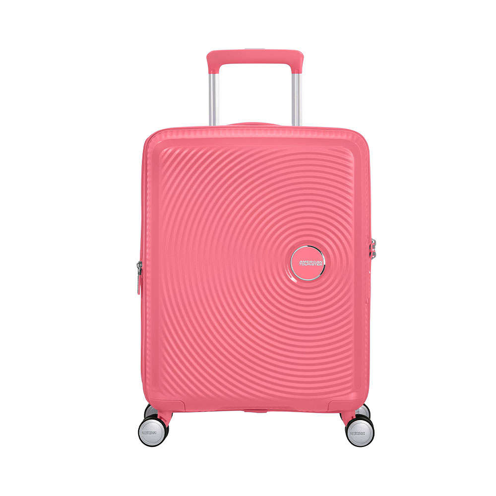 Soundbox expanderbar kabinväska 55 cm, från American Tourister, i färgen Sun Kissed Coral.