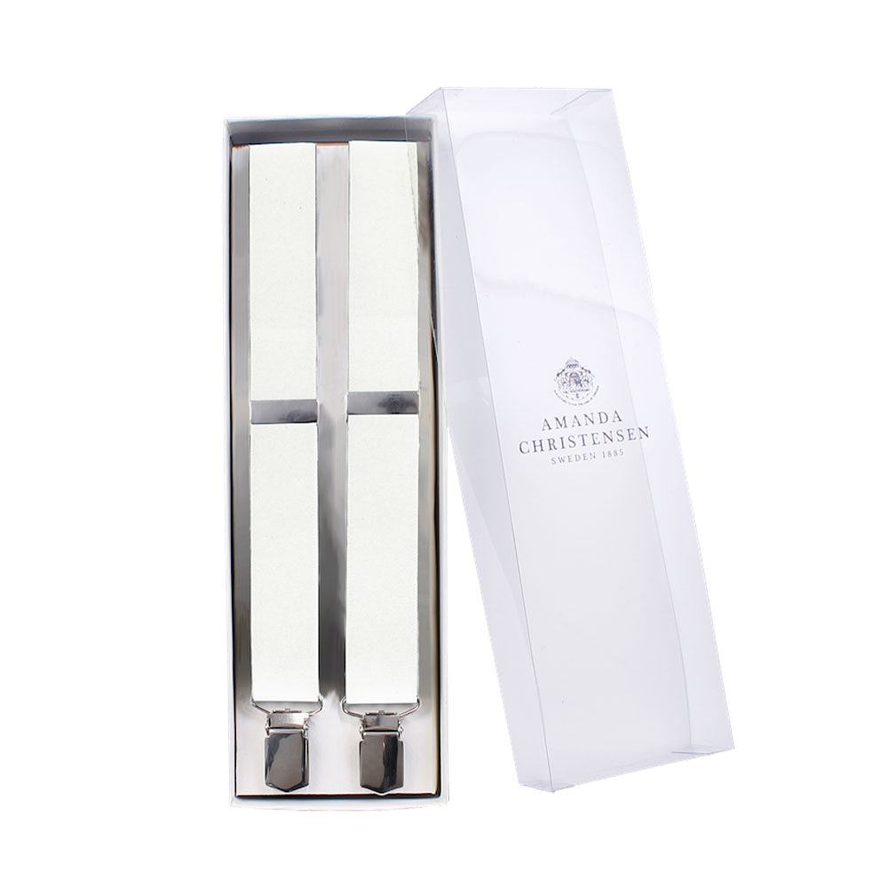 Braces Plain, från Amanda Christensen, i färgen White.