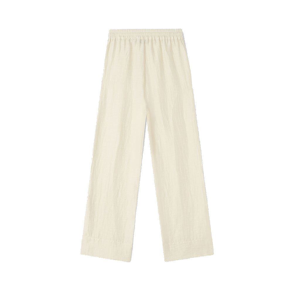 DRAWSTRING TROUSERS, från Dagmar, i färgen Vanilla White.