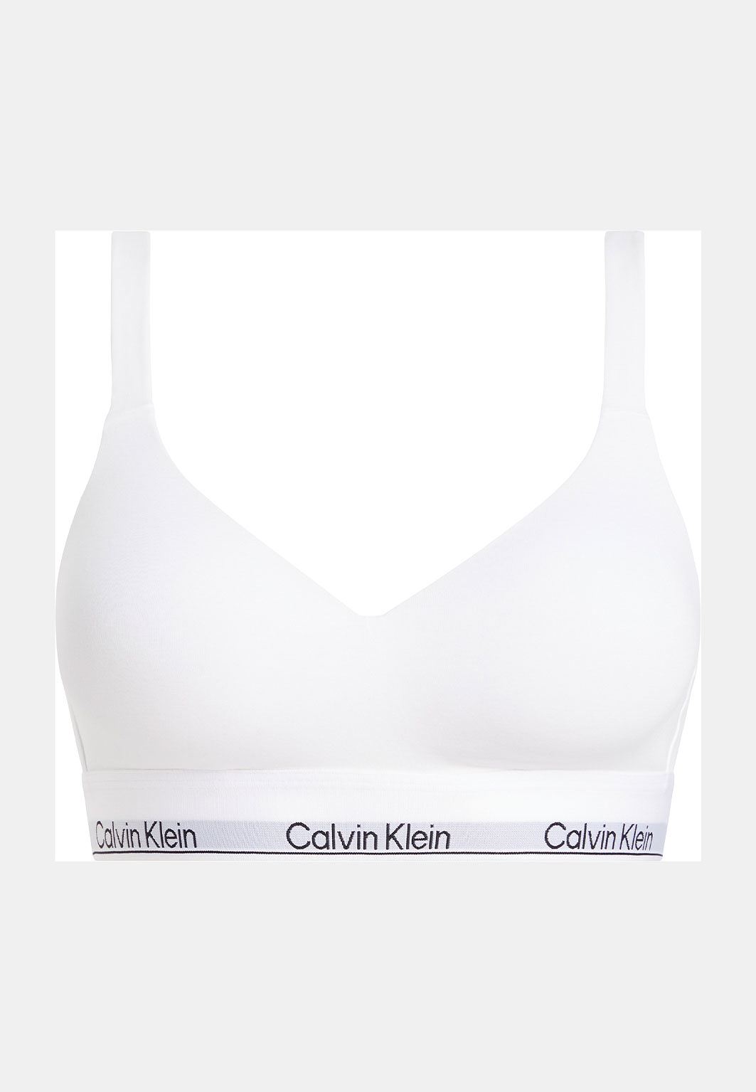 Lift Bralette BH, i bomull modal blandning med vadderade kupor., från Calvin Klein, i färgen White.