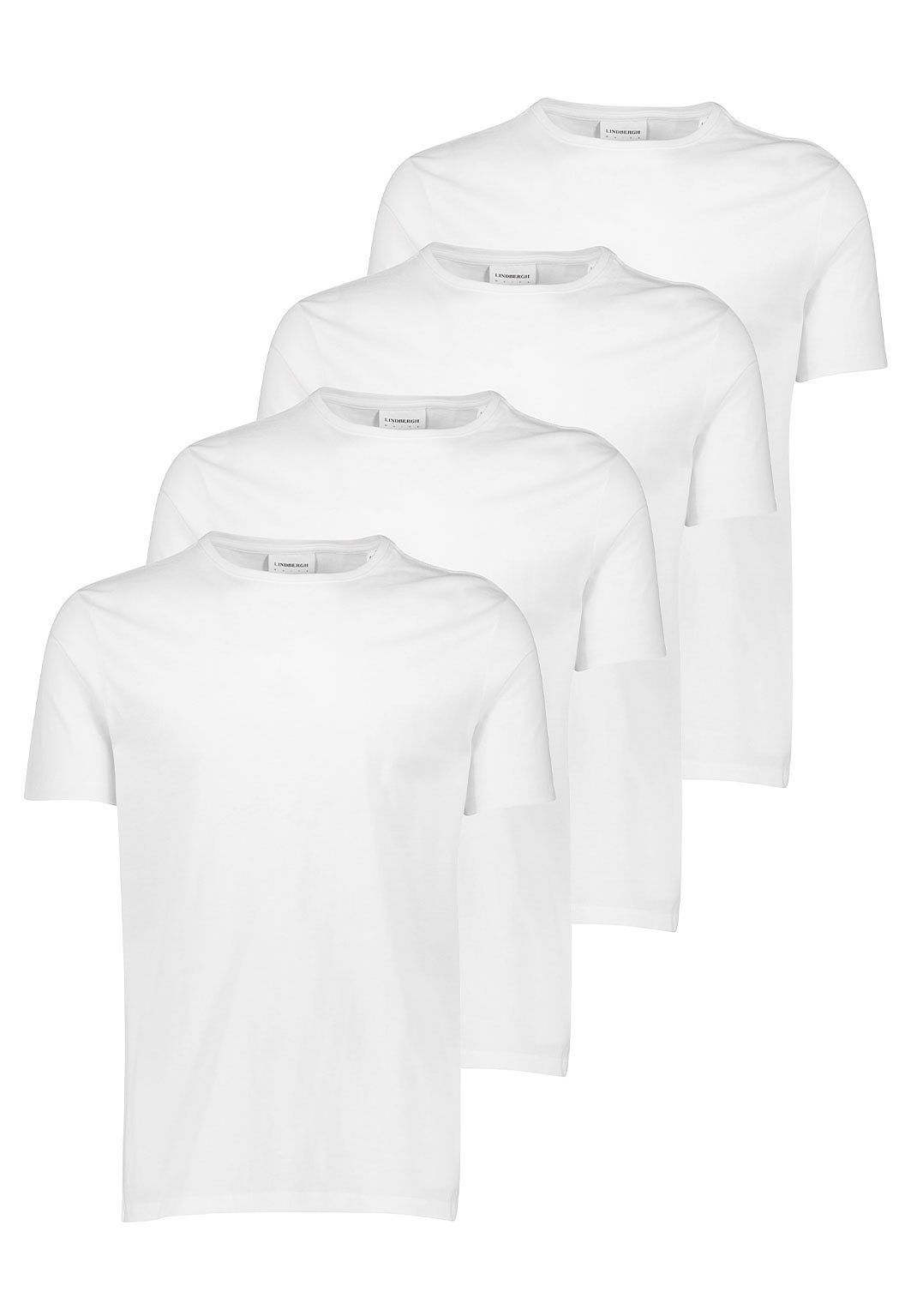 4Pk Basic Tee, från Lindbergh, i färgen White.