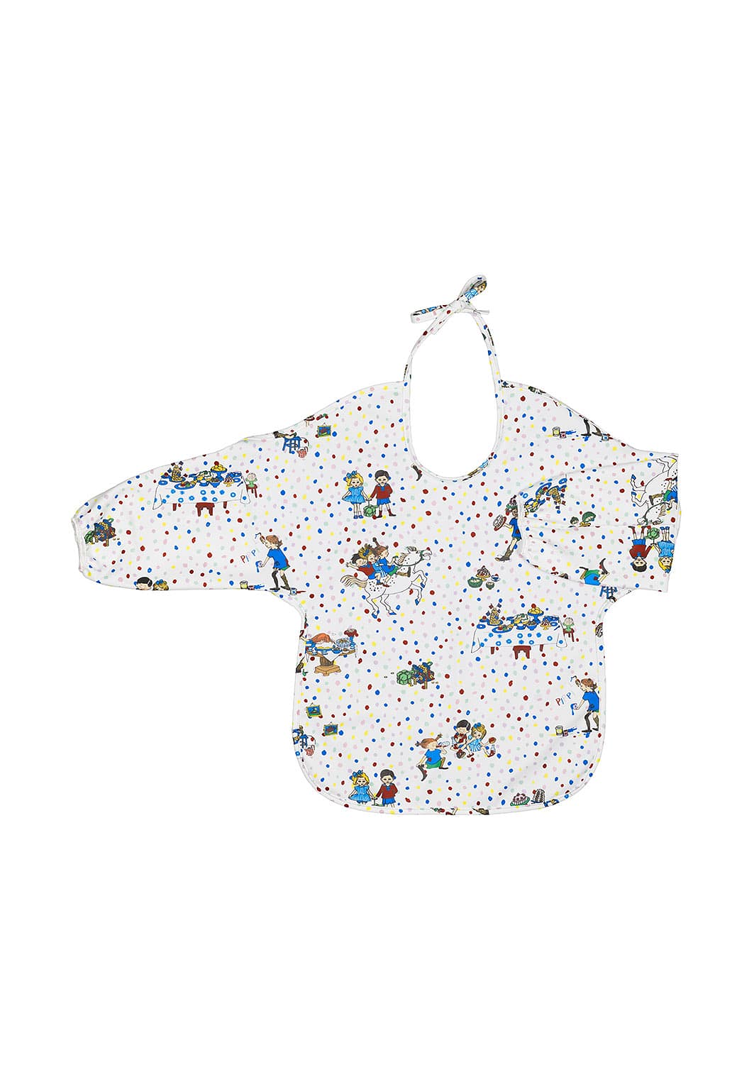 Pippi Födelsedag, Haklapp med ärm/förkläde, från PIPPI, i färgen Multi.