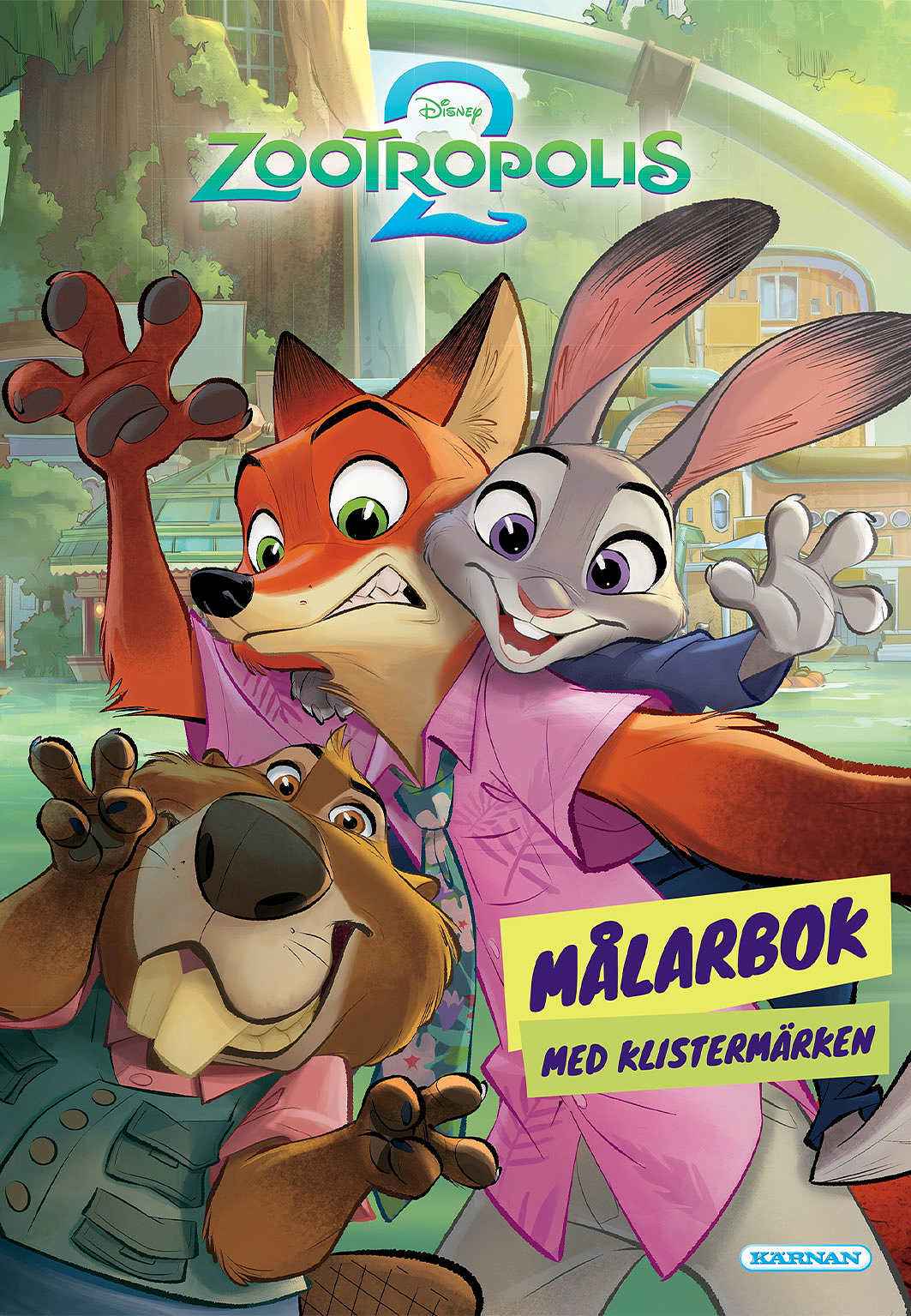 MÅLARBOK ZOOTROPOLIS 2, från KÄRNAN.