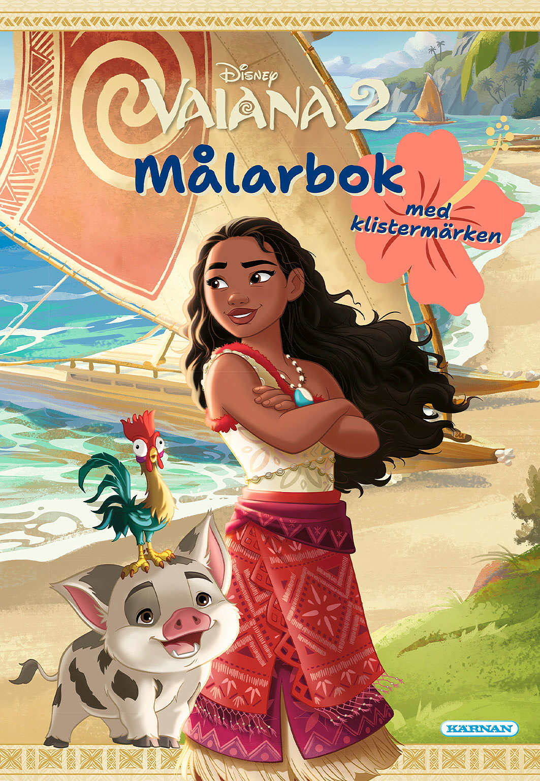 MÅLARBOK VAIANA 2, från KÄRNAN.