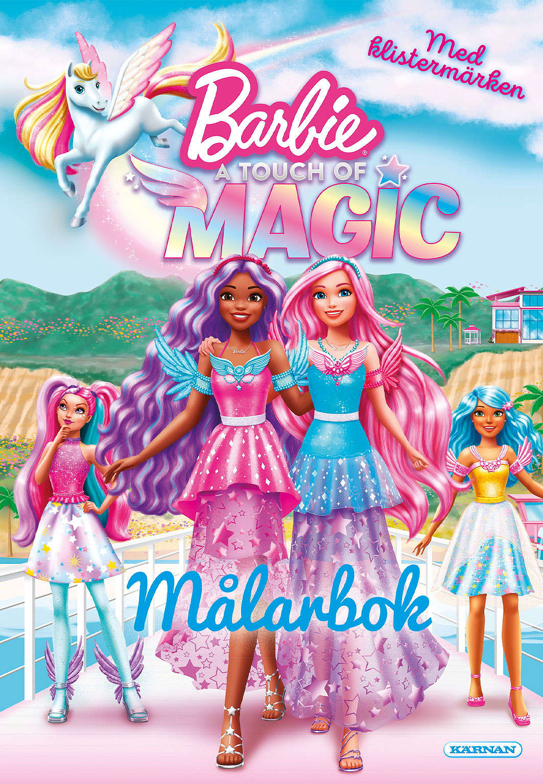 MÅLARBOK BARBIE, från KÄRNAN.