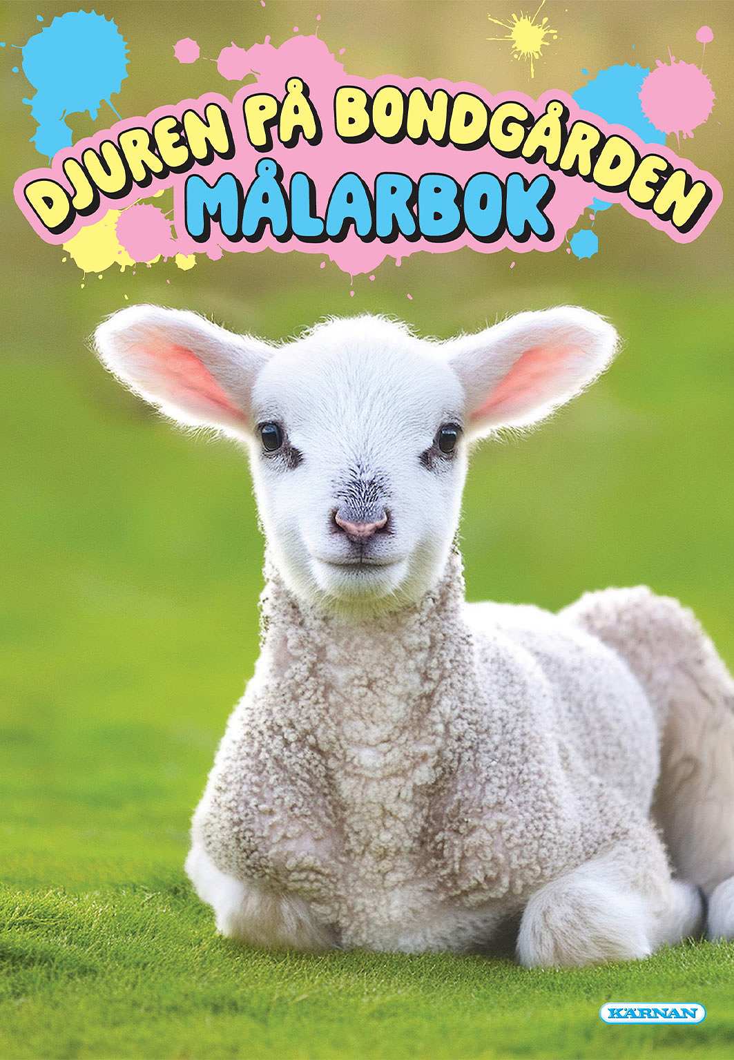 MÅLARBOK DJUREN PÅ BONDGÅRDEN, från KÄRNAN.