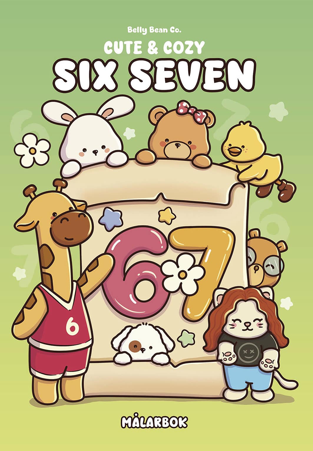 Cute & Cozy Six Seven: målarbok, från Cozy.