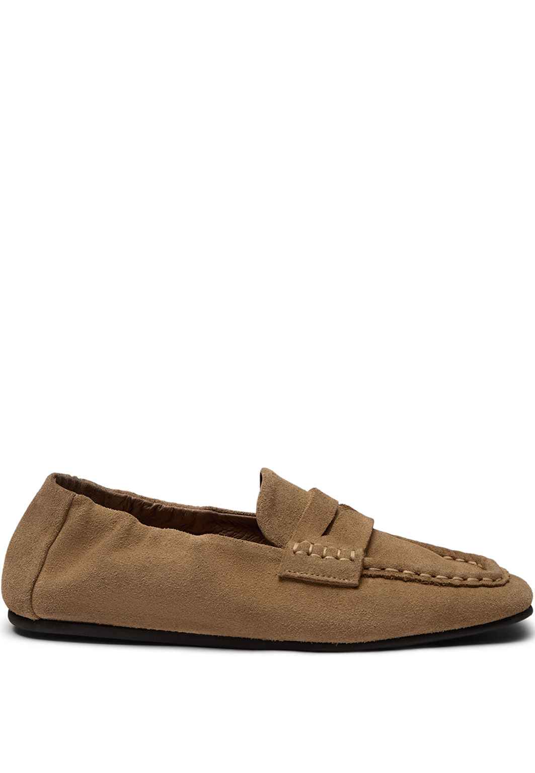 Helios suede, från Pavement, i färgen Mushroom.