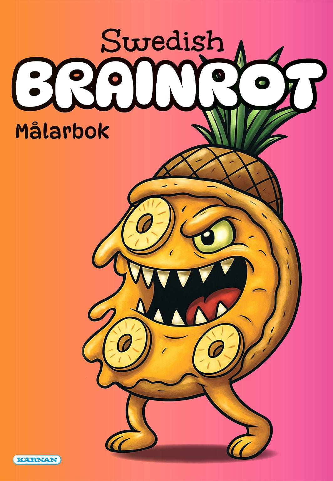 Målarbok Swedish Brainrot, från KÄRNAN.