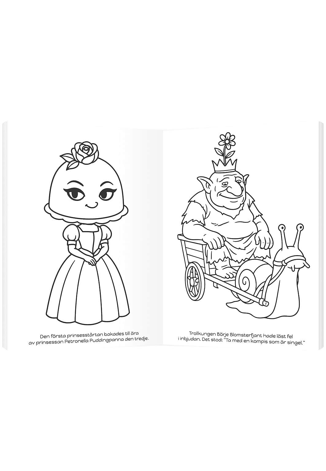 Målarbok Swedish Brainrot, från KÄRNAN.