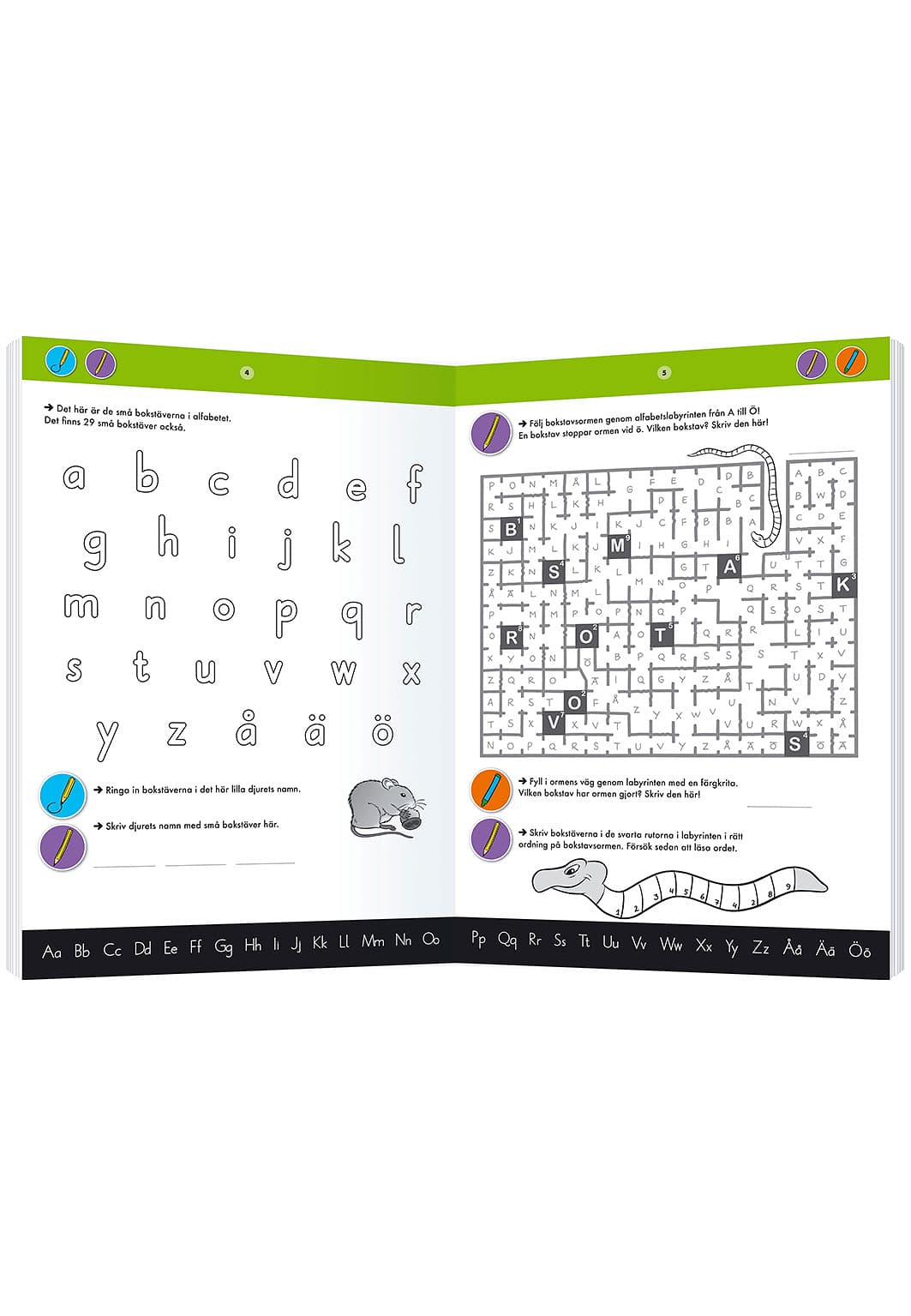 Kul att lära, Jag börjar med alfabetet, från KÄRNAN.