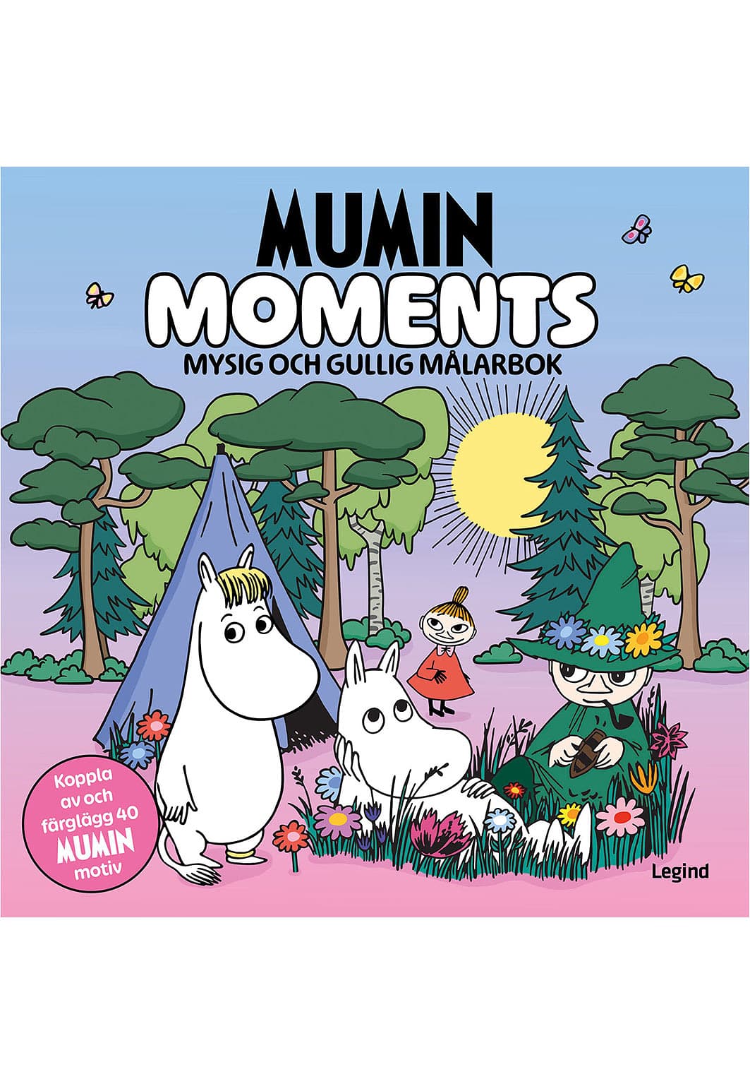 Målarbok: Cozy Mumin Moments, från Cozy.