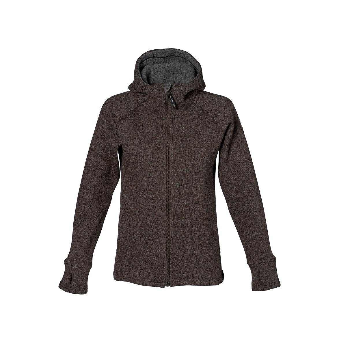 Shaun Hoodie Teens, från ISBJÖRN of Sweden, i färgen espresso.