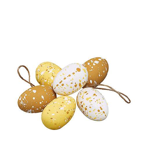 Stänk Miniägg, 6 stycken, från Cult Design, i färgen Yellow.