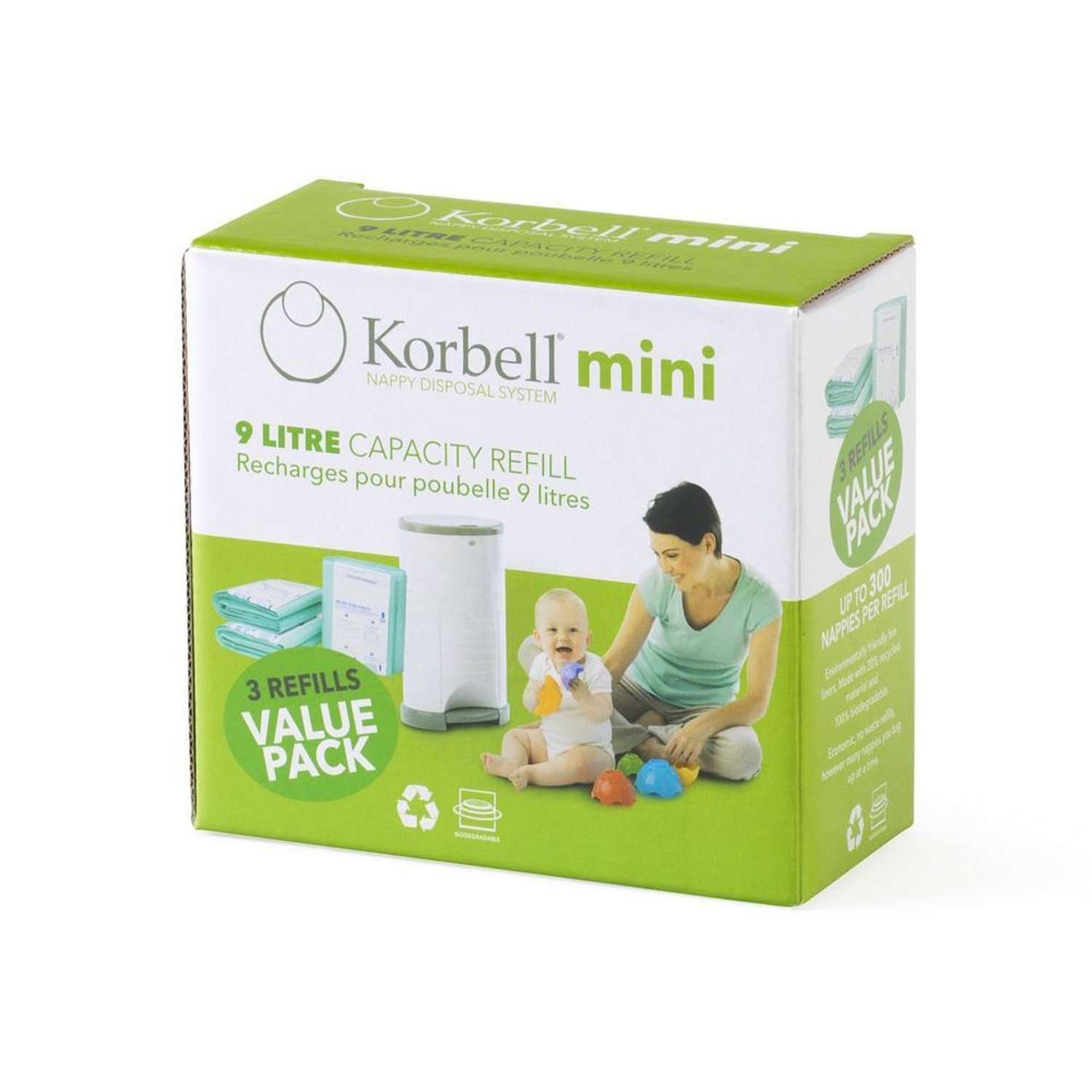 Korbell Mini Refill 3-pack