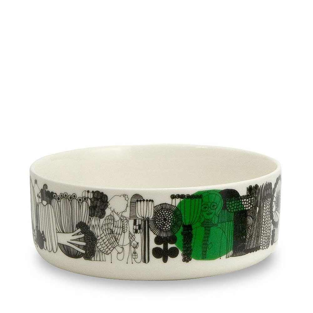 Serveringsskål Siirtolapuutarha 1,5 l, från Marimekko, i färgen Svart.