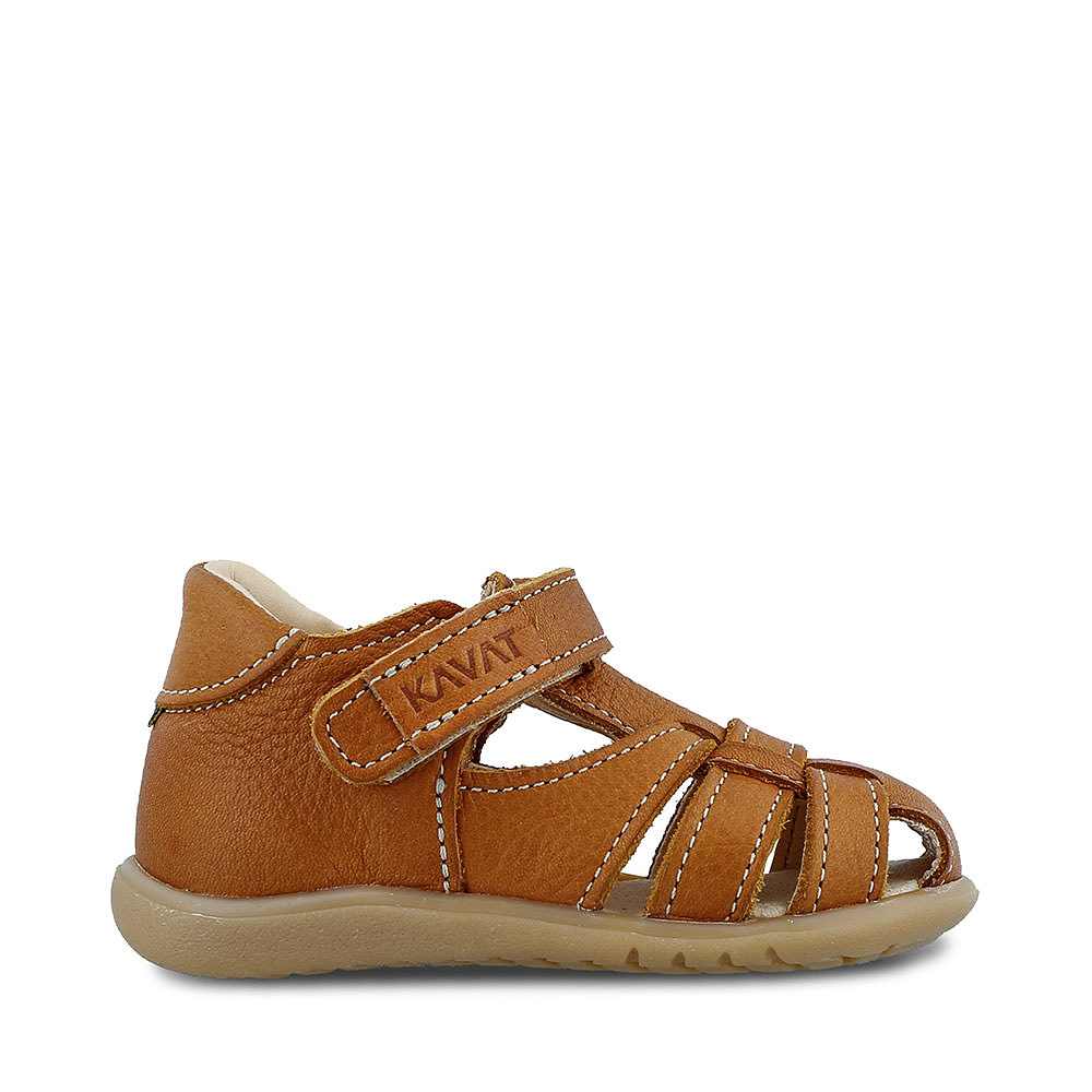 Sandal Läder, Rullsand EP, från Kavat, i färgen Light Brown.