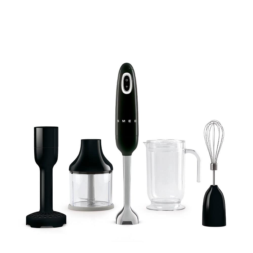 Kit Stavmixer, 50´s Retro Style, från Smeg, i färgen Svart.