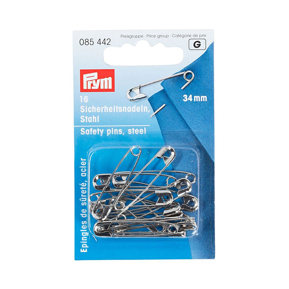 Prym Säkerhetsnålar, 16 st, från Trend-Tex.