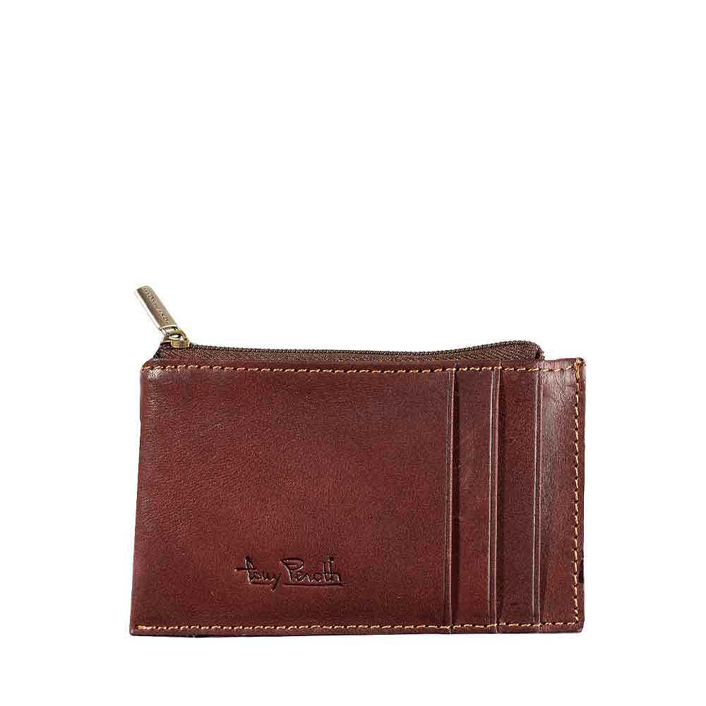 Creditcard Zip, från Tony Perotti, i färgen Dark Brown.