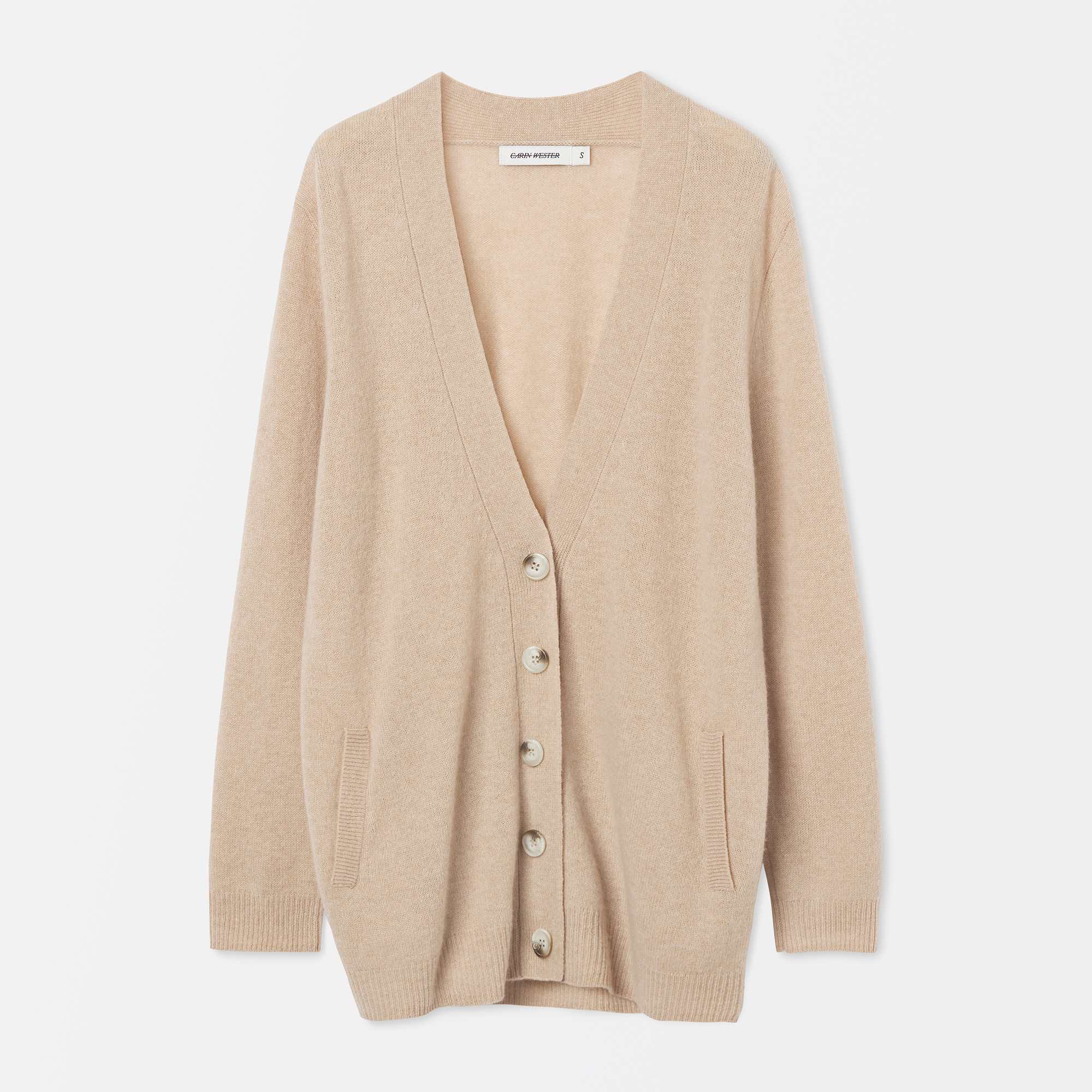 Cardigan Eveline, från Carin Wester, i färgen Camel Mel.