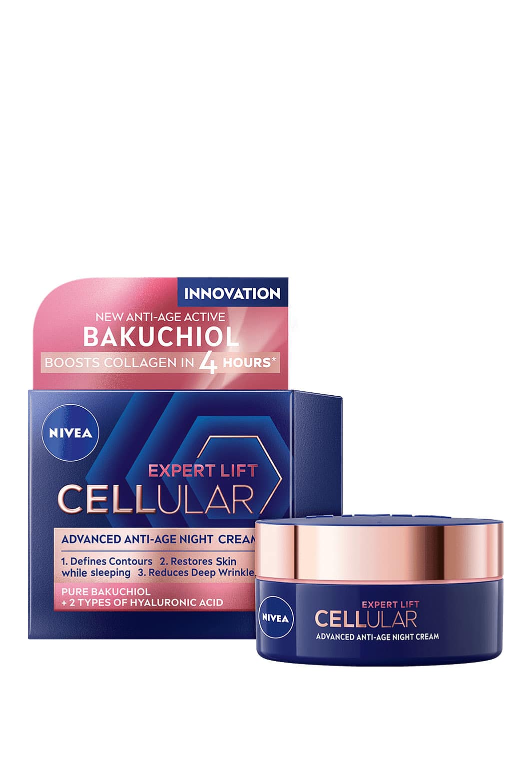 Cellular Expert Lift Night Cream, från NIVEA.