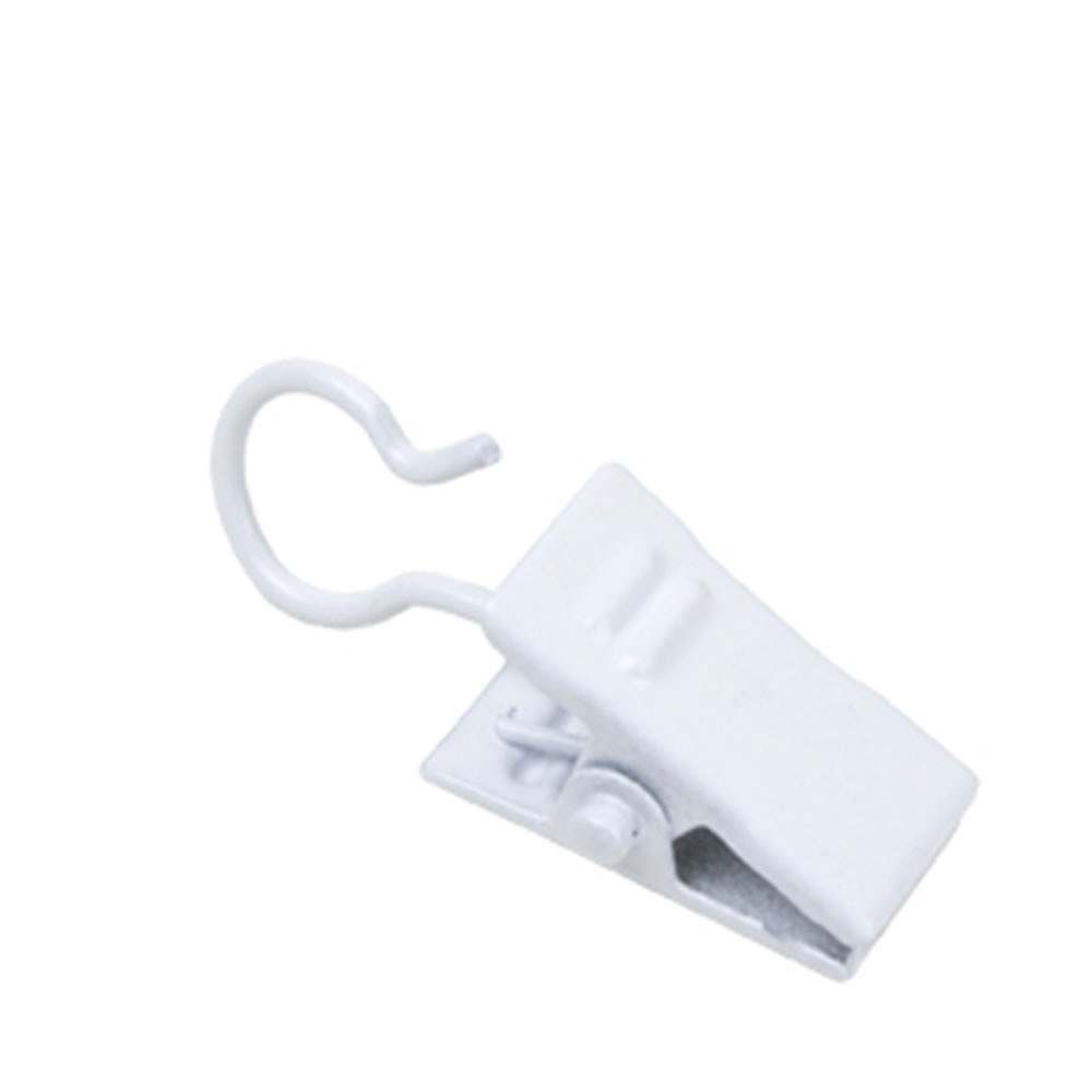 Gardinklämmor till ring, Easy Fix, 10 st, från Kirsch, i färgen White.
