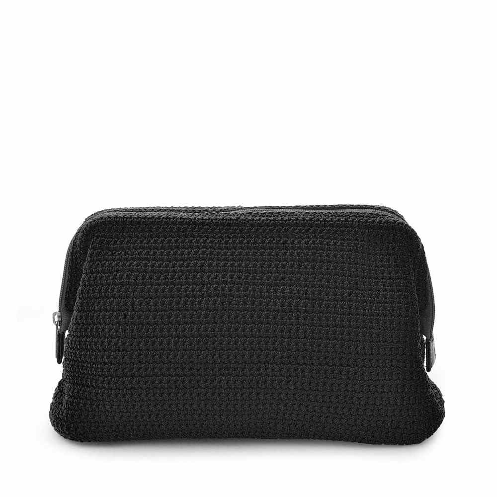 Necessär Cosmetic Crochet, från Ceannis, i färgen Black.