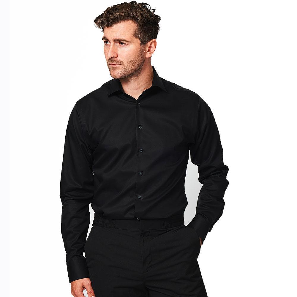 Skjorta TWILL, från The Shirt Factory, i färgen Black.