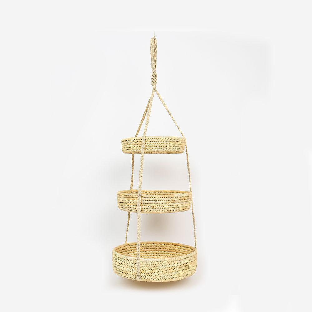 Trippelkorg, från A World of Craft, i färgen Natur.