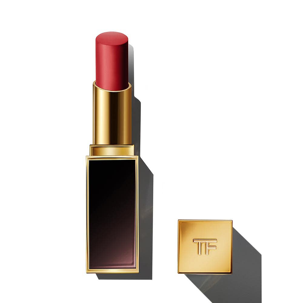 Lip Color Satin Matte Lipstick, från Tom Ford, i färgen Scarlet Rouge.