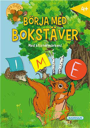Pysselbok Lära tidigt - börja med bokstäver, från KÄRNAN.