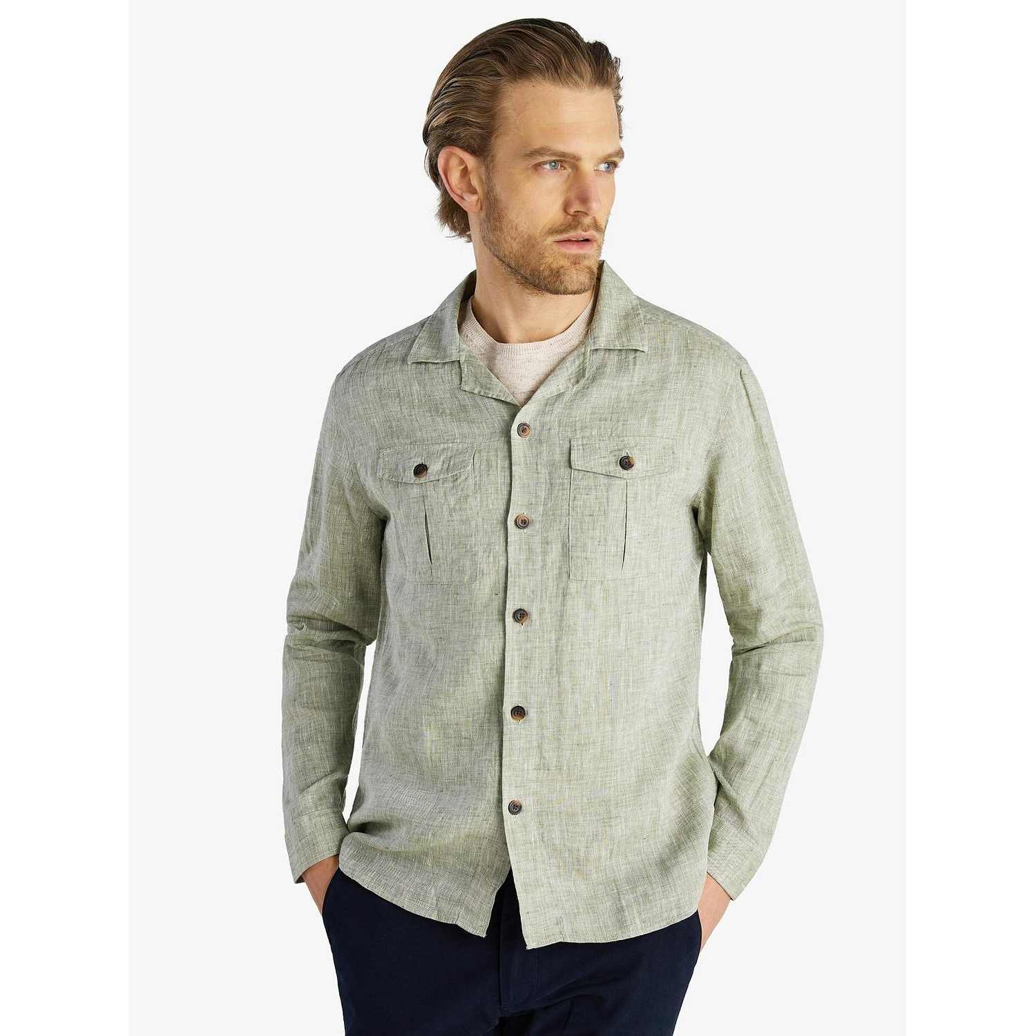 Overshirt Herr I Linne