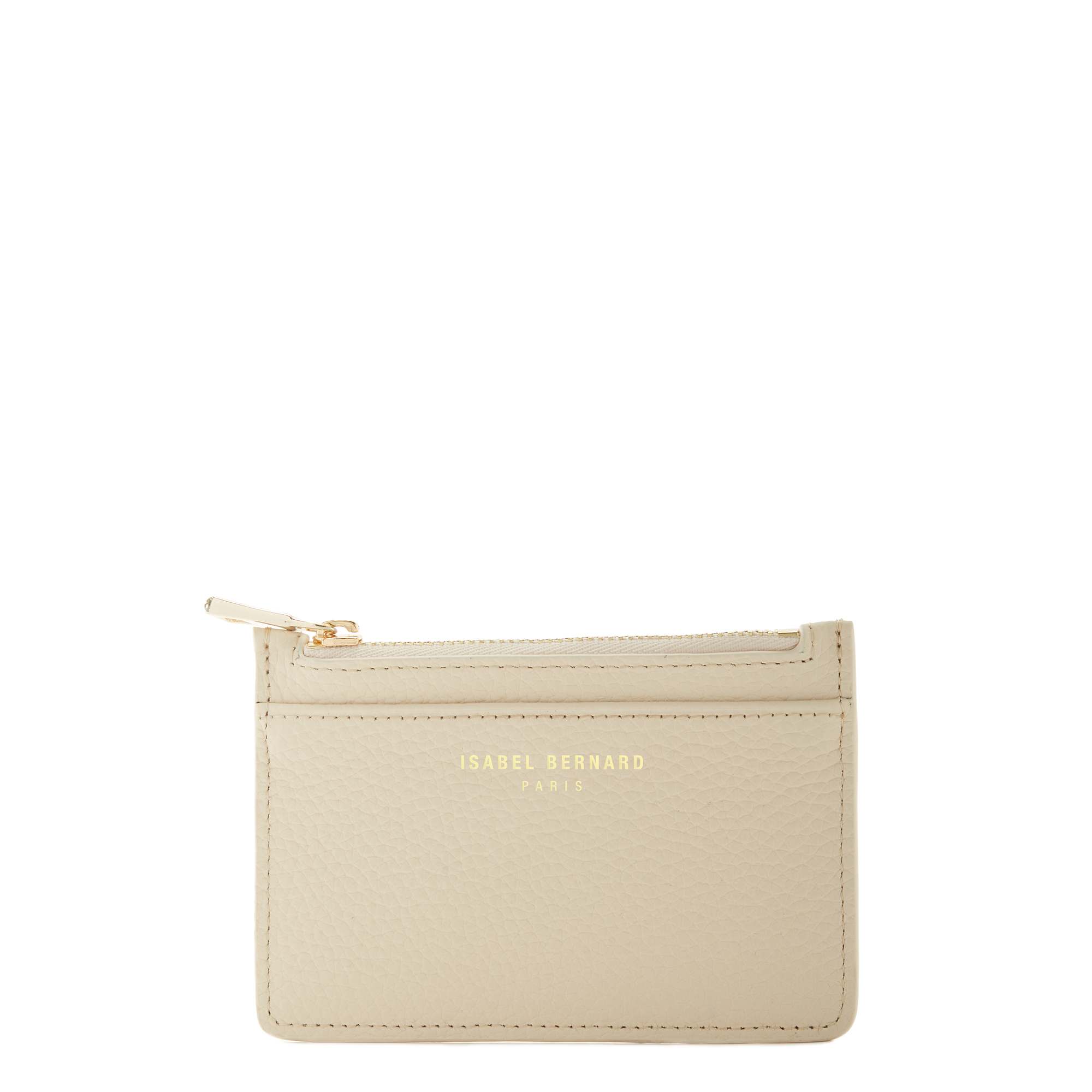 Honoré Läder Korthållare, från Isabel Bernard, i färgen beige.