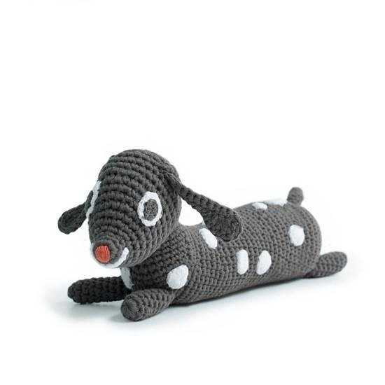 Speldosa Puppy, från Littlephant, i färgen svart.