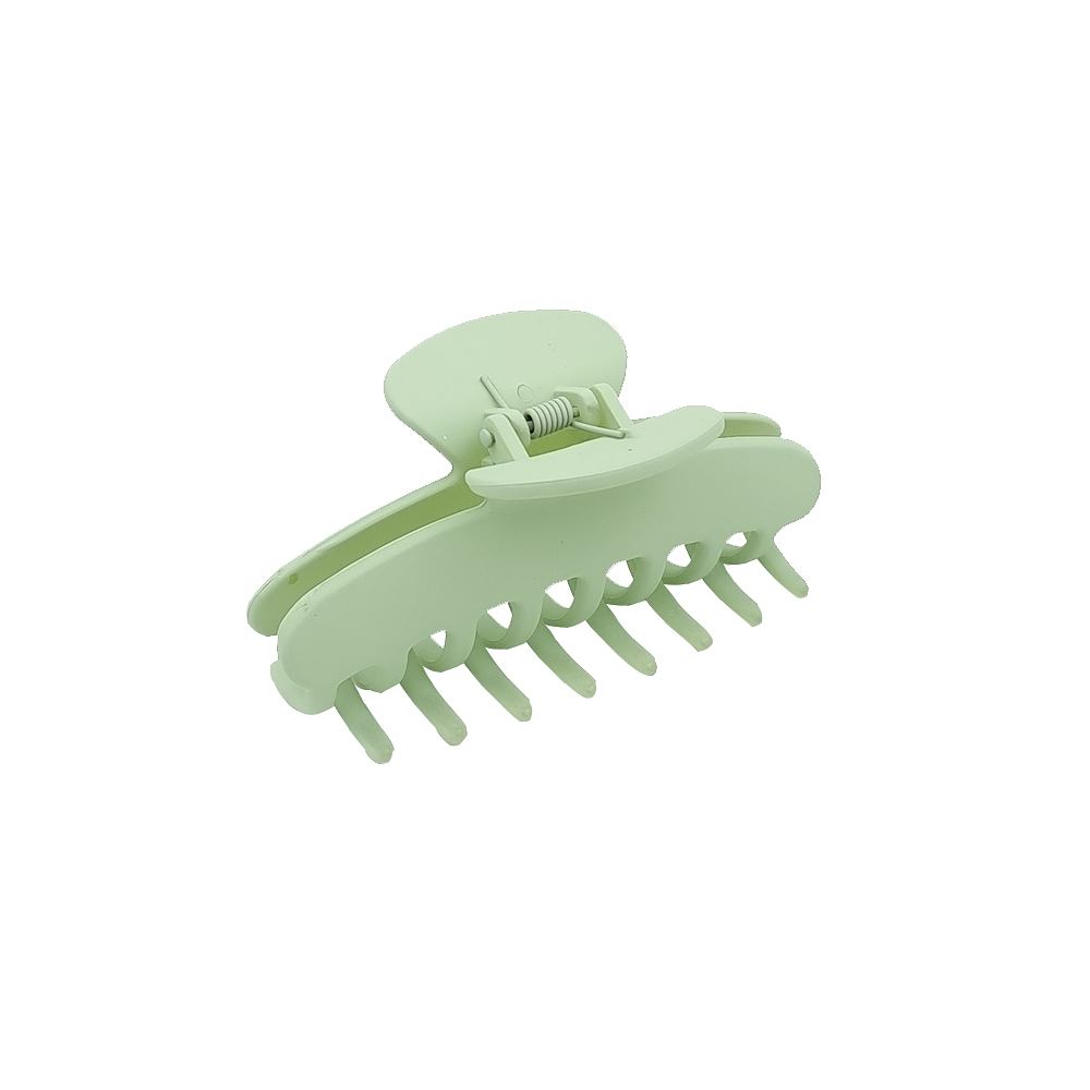 Gummerad Hårklämma 10 Cm, från Complement, i färgen green.