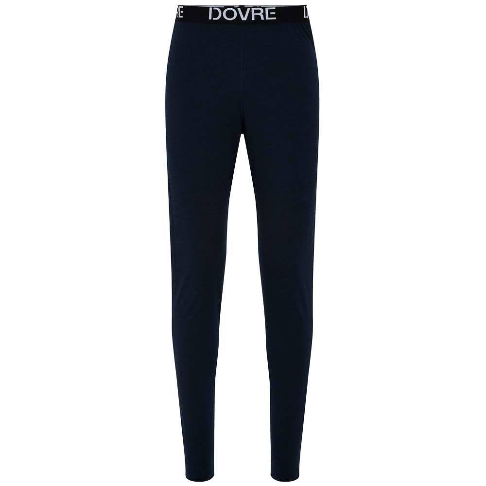 Långkalsonger | 100% Stickad Merinoull | Marinblå, från Dovre, i färgen navy.