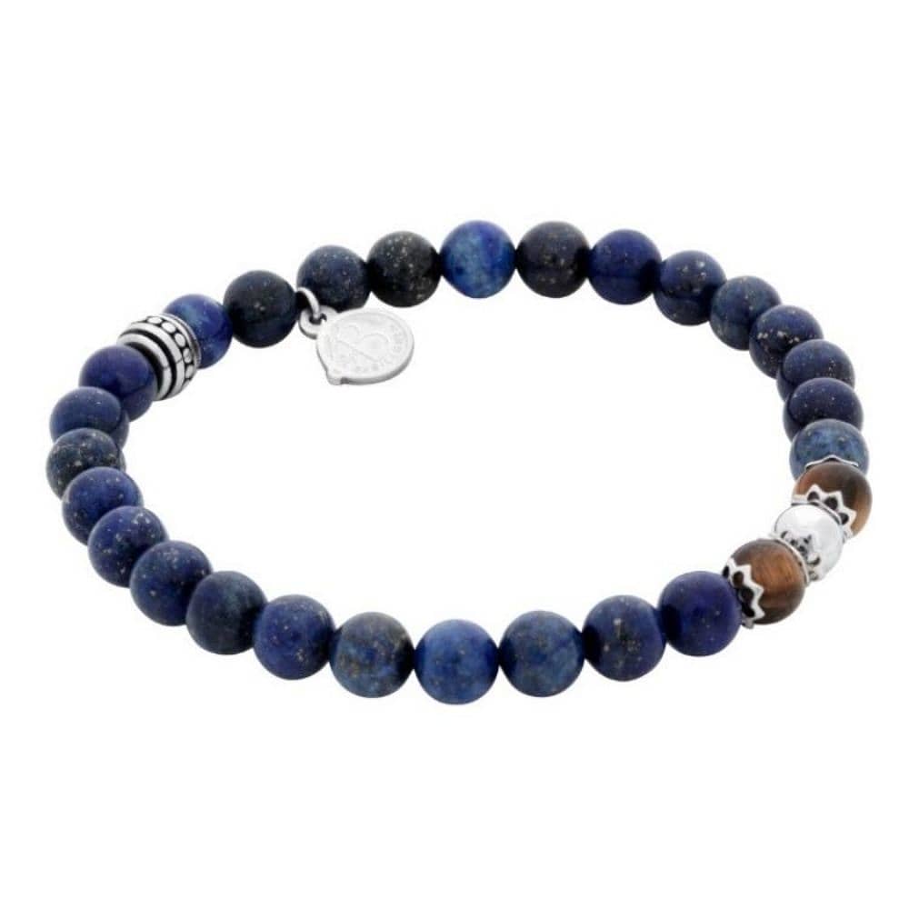 Benno Beaded Bracelet Blue, från by BILLGREN, i färgen blå.