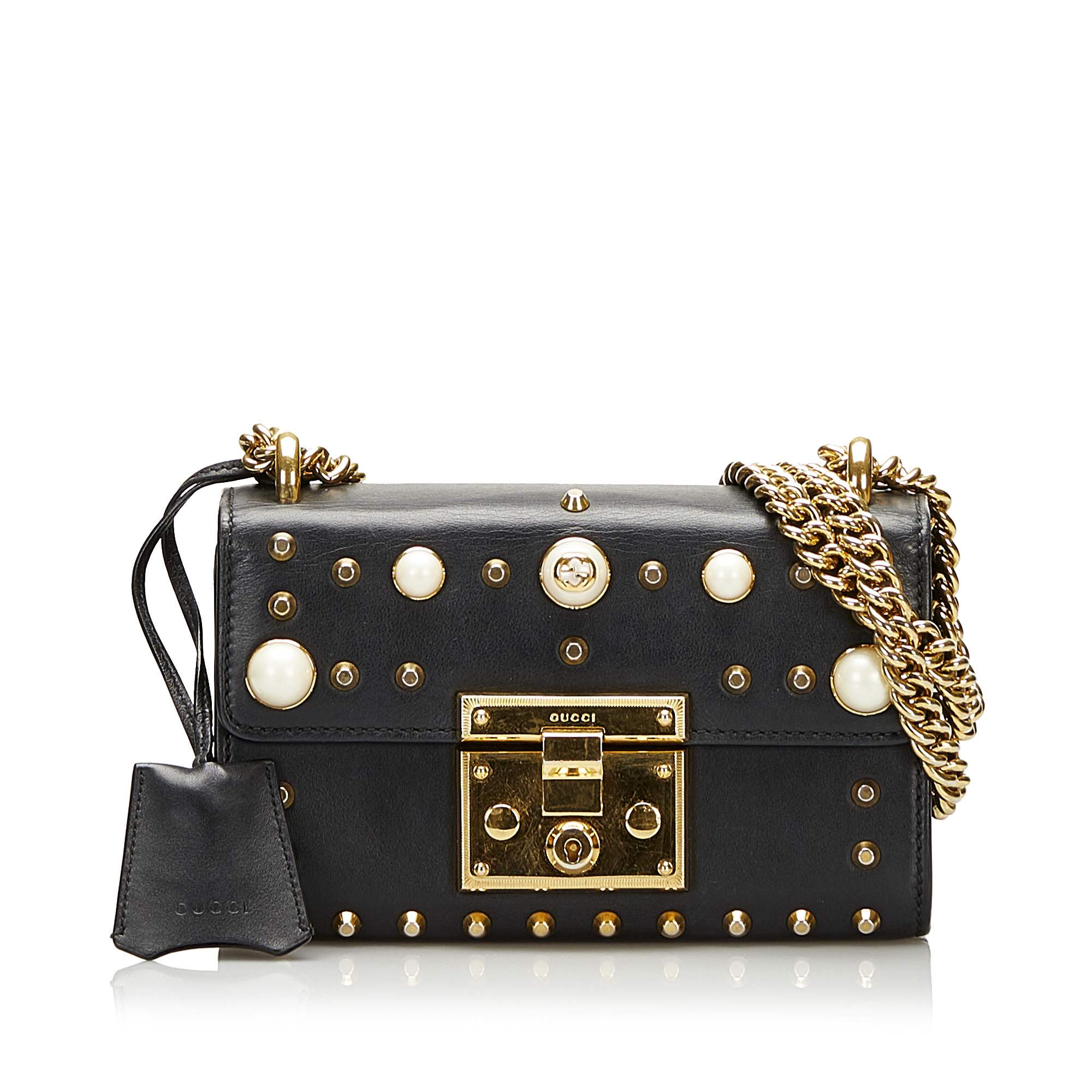 Gucci Pearl Studded Padlock