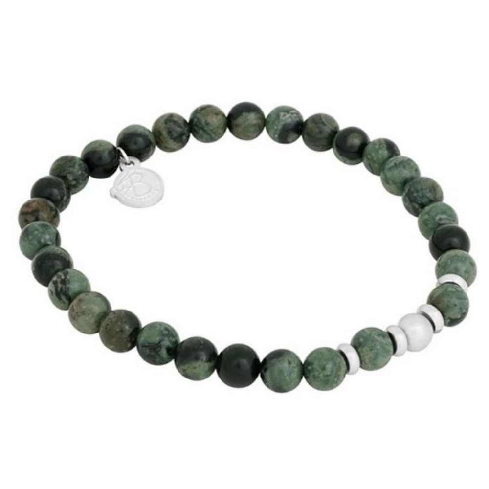 Benedict Beaded Bracelet Green