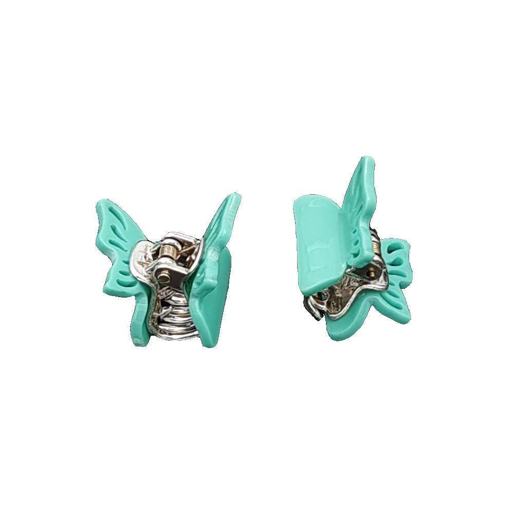 Hårklämma Fjäril 2,5 Cm, från Complement Kids, i färgen torqoise.