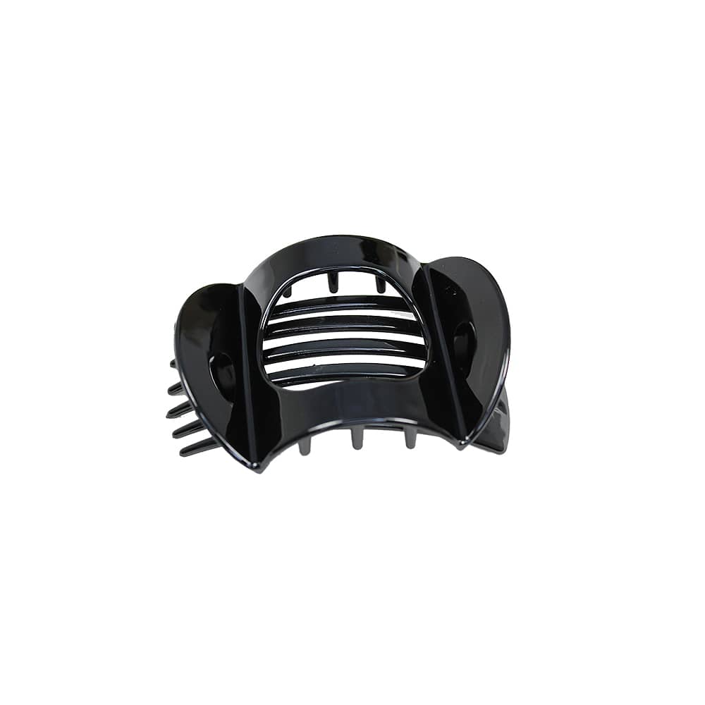 Hårklämma 8 cm, Platt, från Complement, i färgen black.