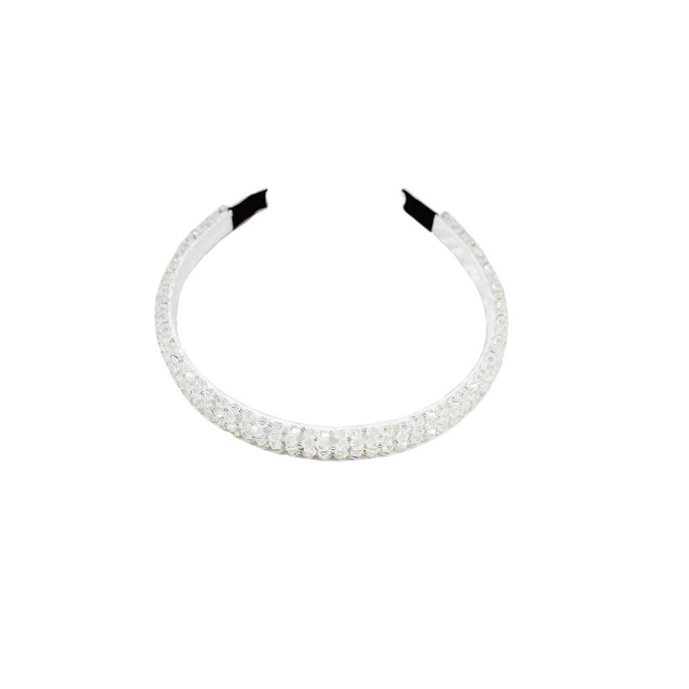 Diadem Med Fasetterade Stenar 1,2 Cm, från Complement, i färgen white.