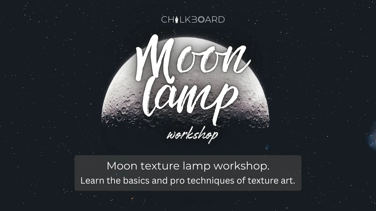 Moon Texture Lamp Workshop