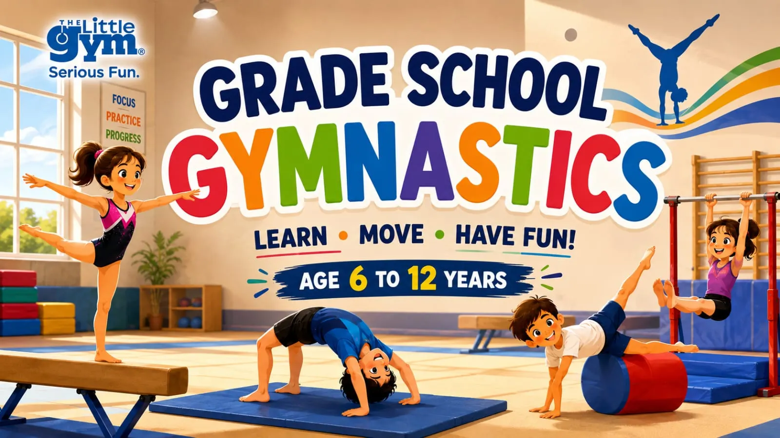Grade School Gymnastics Fun