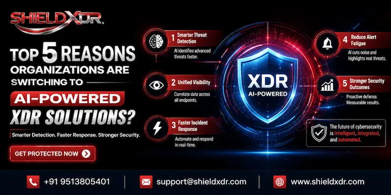 Top 5 Reasons Organizations Are Switching to AI-Powered XDR Solutions?