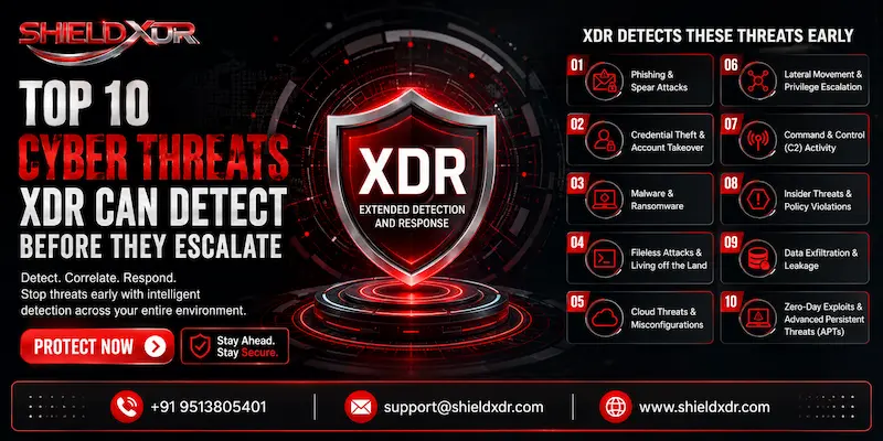 Top 10 Cyber Threats XDR Can Detect Before They Escalate