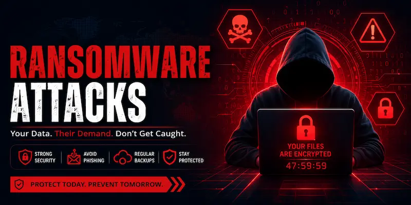 image shows  ransomware-attacks