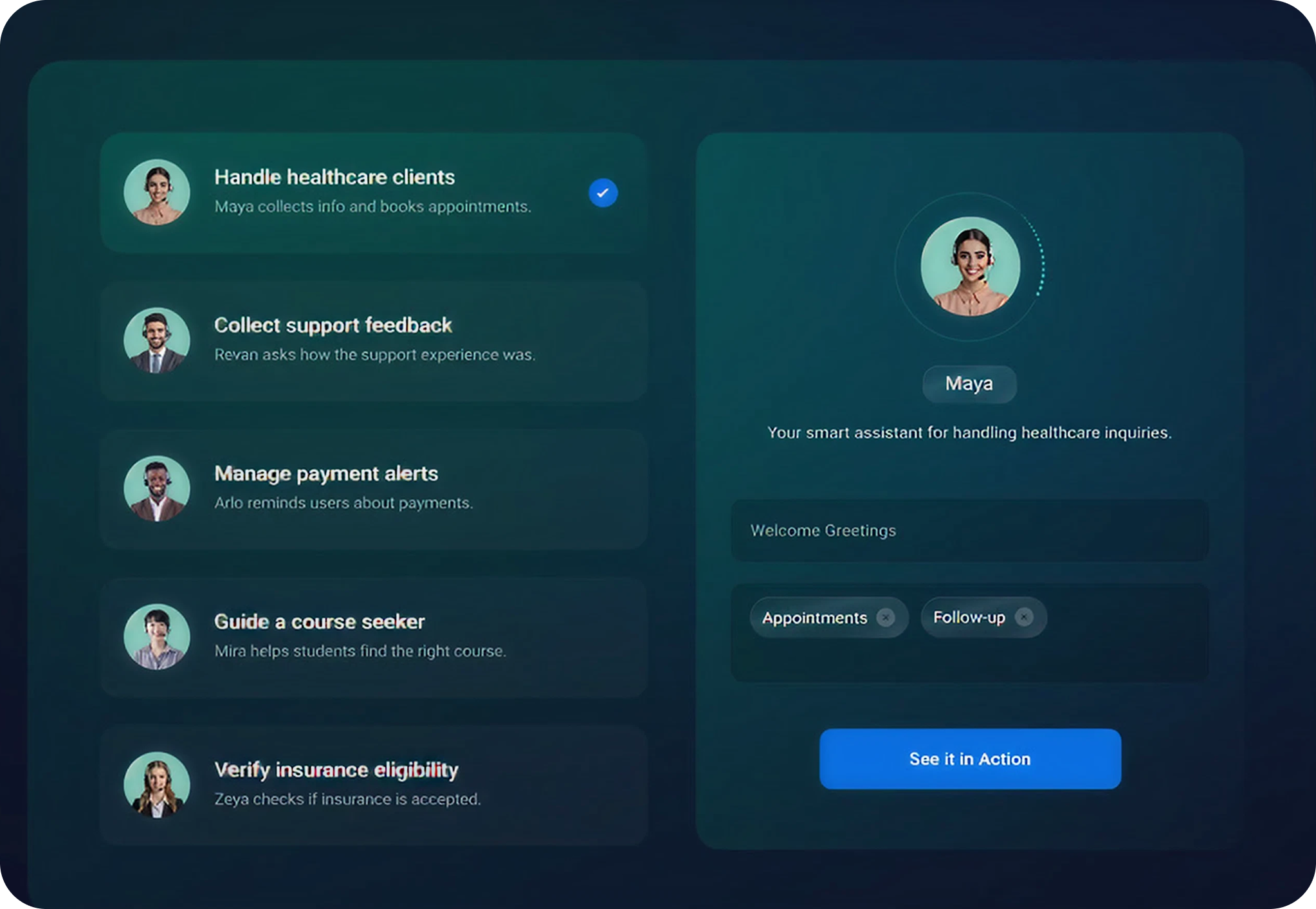 AI Voice Agent Interface