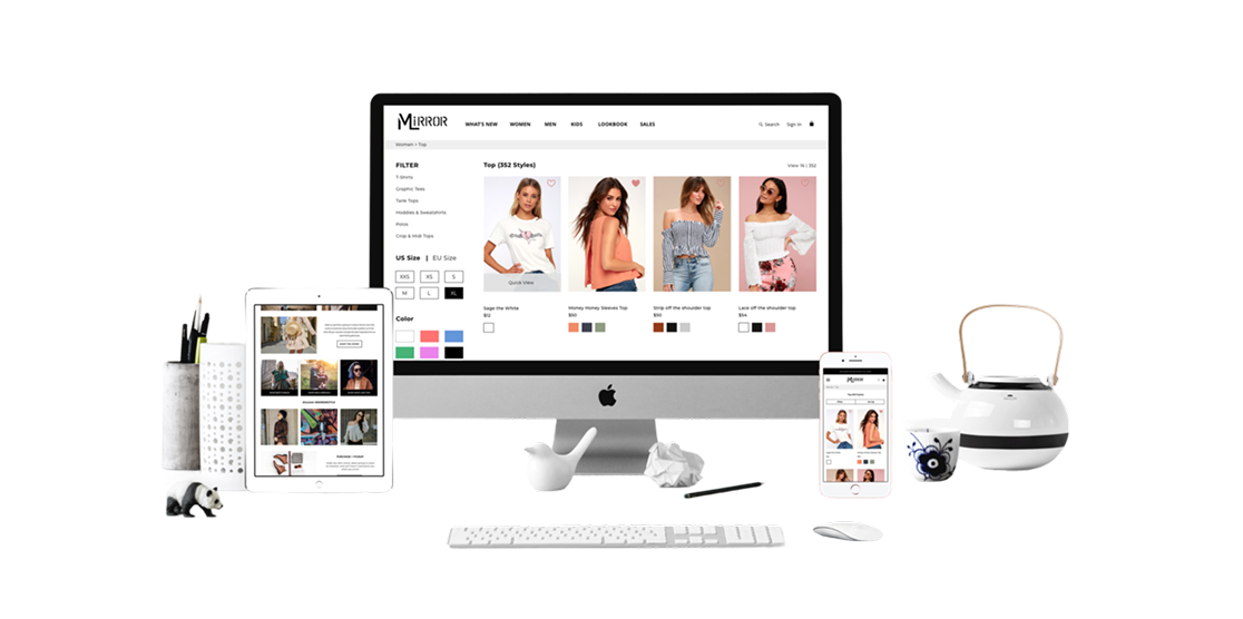 E-commerce platform showcase